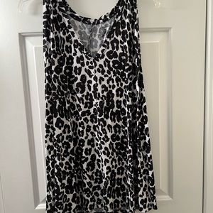 Lane Bryant animal print tank top